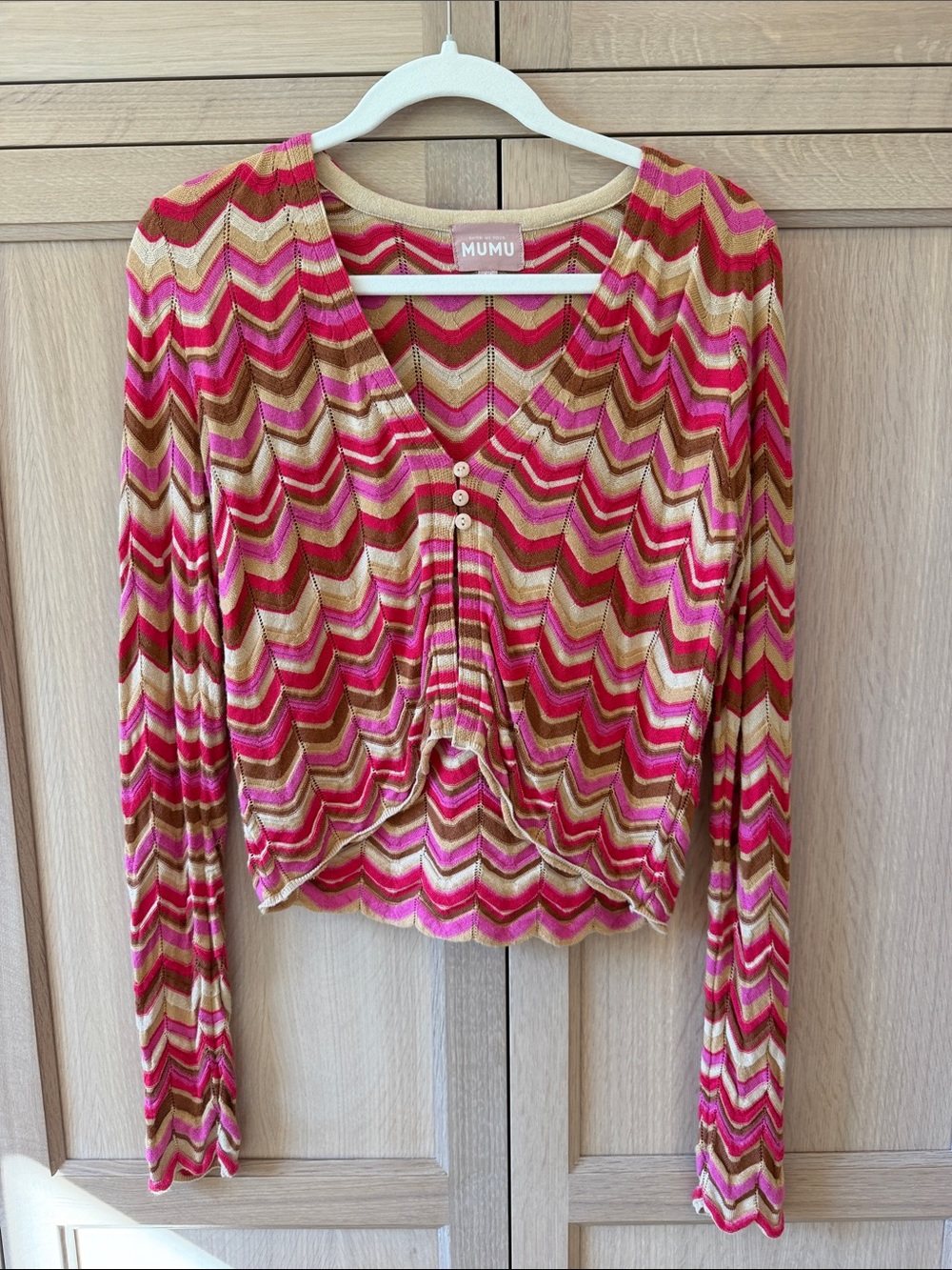 SHOW ME YOUR MUMU | Horizon Striped Cardigan | Size: Medium